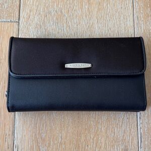 Nine West Chelsea Brown Wallet NIB Luxe Snap Zip Organizer 7x4